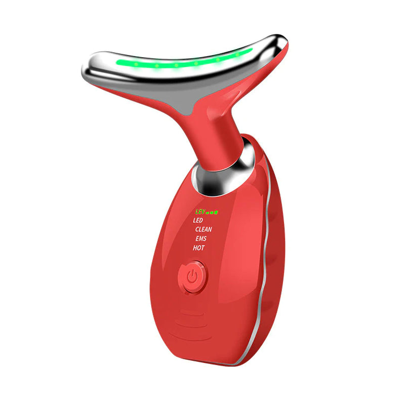Professional Facial Massager for Skin Care | Double Chin Reduction | 7 Color Modes | Face Sculpting Device | Thermal, Vibration, and Microcurrent Technology | USPS/UPS Tracking (US Shipping Only)