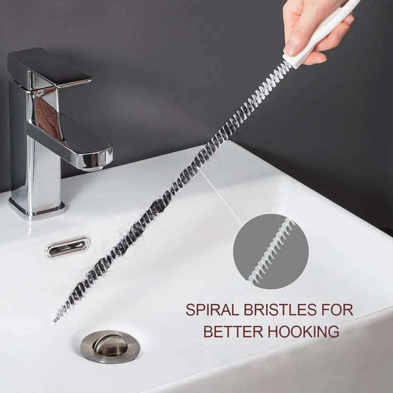 Flexible Pipe Dredger for Sink Hair Removal, Household Anti-Clogging Cleaning Tool, Bendable Pipe Unclogger, Essential Summer Cleaning Accessory