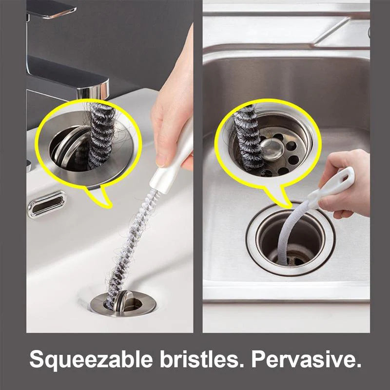 Flexible Pipe Dredger for Sink Hair Removal, Household Anti-Clogging Cleaning Tool, Bendable Pipe Unclogger, Essential Summer Cleaning Accessory
