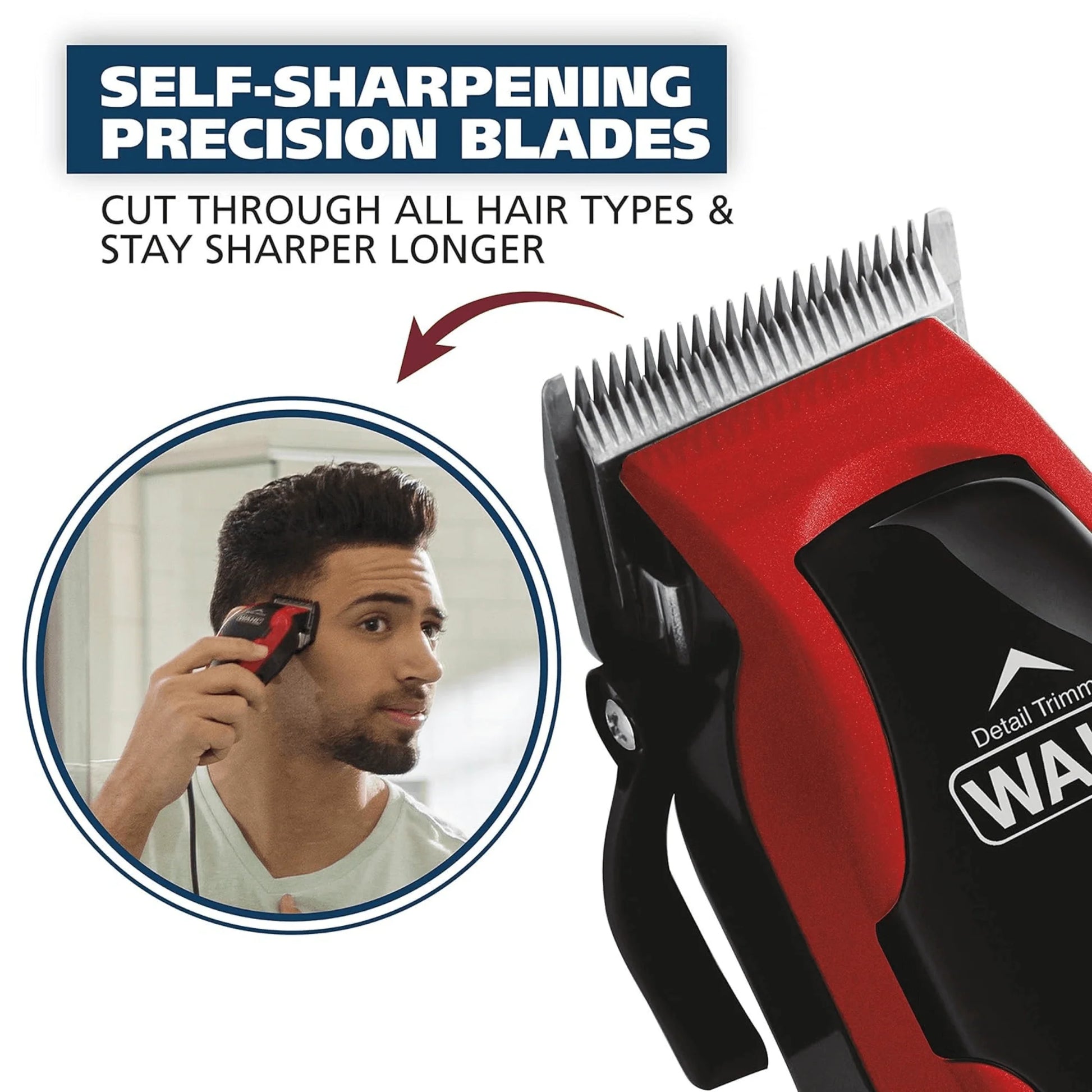 Wahl Clip-N-Trim 20-Piece Hair Clipper Kit - USA Made