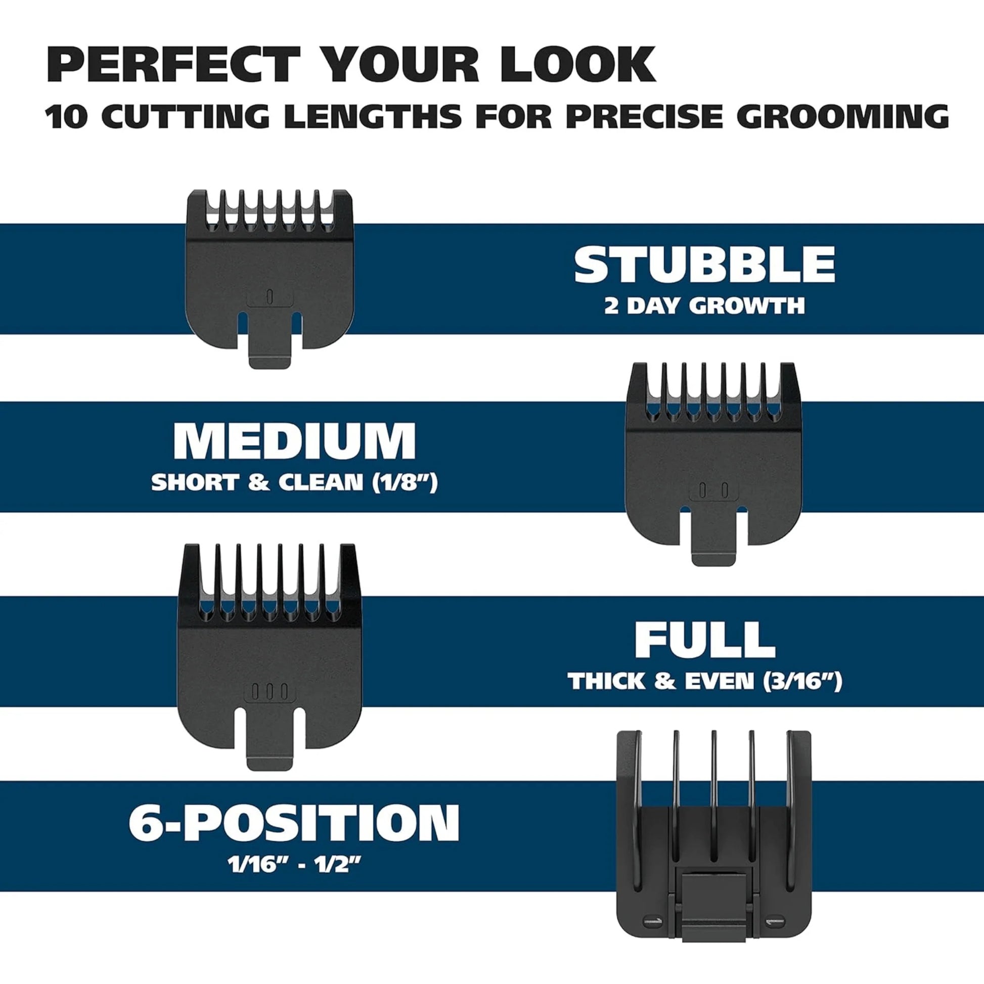 Wahl Professional Rechargeable Beard Trimmer with Self-Sharpening Blades