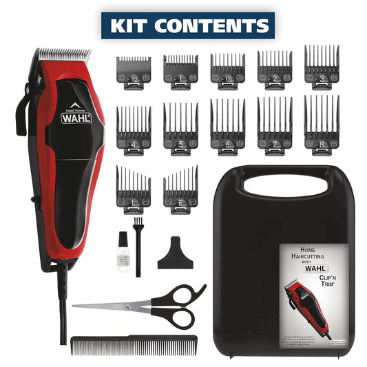 Wahl Clip-N-Trim 20-Piece Hair Clipper Kit - USA Made