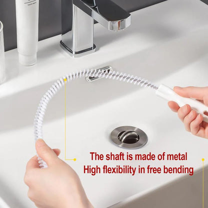 Flexible Pipe Dredger for Sink Hair Removal, Household Anti-Clogging Cleaning Tool, Bendable Pipe Unclogger, Essential Summer Cleaning Accessory