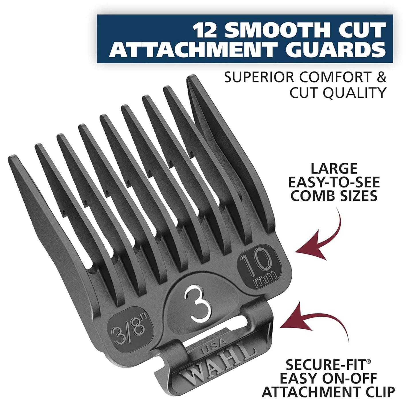 Wahl Clip-N-Trim 20-Piece Hair Clipper Kit - USA Made